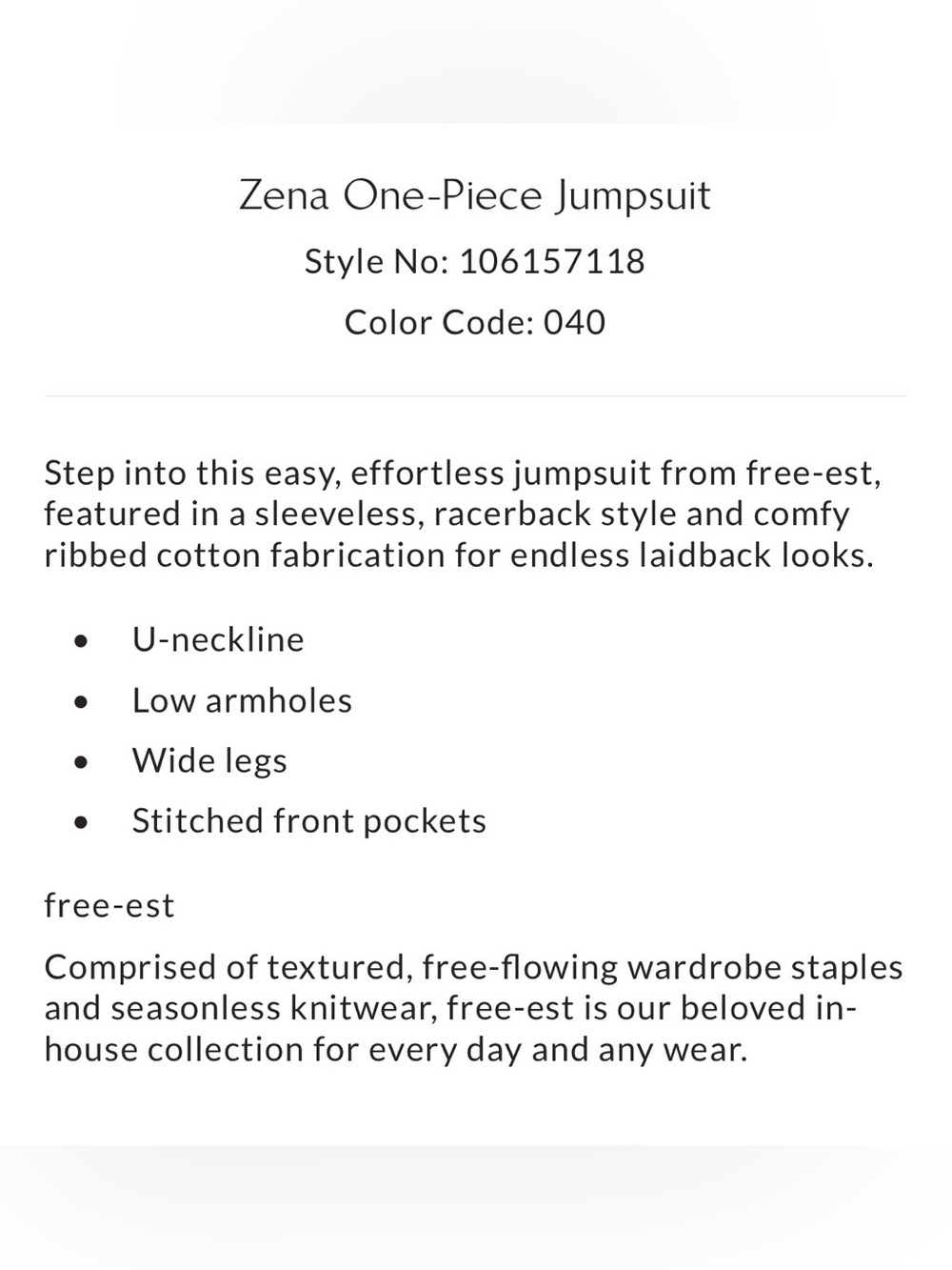 Free People free-est Zena one piece - Picture 4 of 10